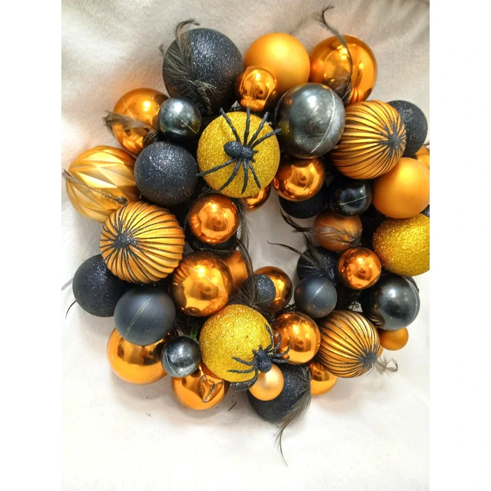 Spider Wreath Halloween Large 18